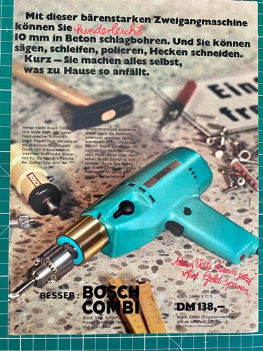 1968 bosch combi - 1968, schlagbohrer