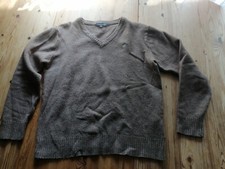 Green Land Pullover Strickpullover Gr. M 42 44 46 Schurwolle braun