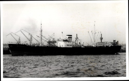 Foto frachtschiff hapag - ak,