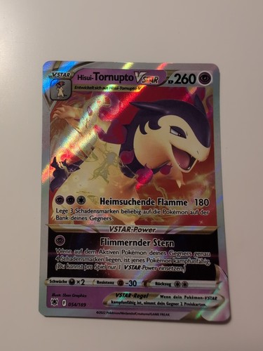 Pokemon karte hisui tornupto - pokemon, hisui-tornupto