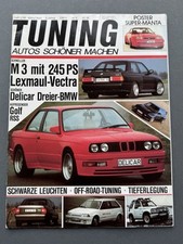  TUNING - Autos schöner machen Heft 2/89 BMW MK Motorsport Delicar VW Golf Manta