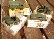 Wiking Konvolut Bundeswehr Armee 3 x Unimog + 1 x Opel Kapitän 1959 der BRD, OVP