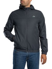 Lacoste Herren Wasserabweisende Sport-Trainingsjacke, Blau