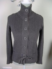 ¯_¯_¯ H&M LOGG - Strickjacke Cardigan Pullover - Gr. M - grau/taupe ¯_¯_¯;