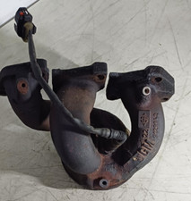 Opel Corsa C+D 1.0 Abgaskrümmer 9129942 Z10XEP mit Lambdasonde