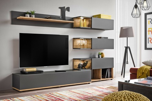 Designer wohnwand slik - wohnwand,