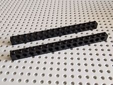 LEGO Technic Lochbalken Lochstein 1x16 Schwarz Black Technic Brick 3703 A051