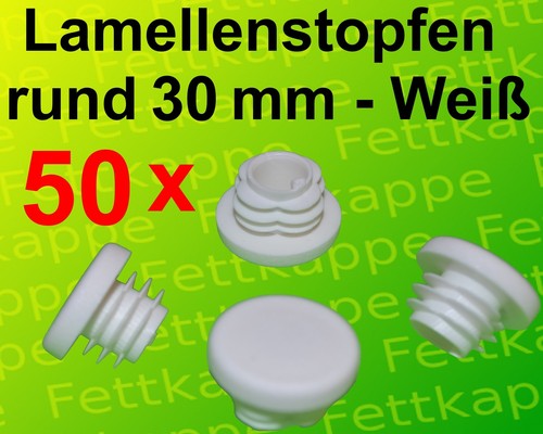 Lamellenstopfen weiss ø - 50,