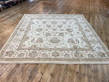 Original Ziegler Teppich Handgeknüpft Beige Top Qualität 250/250 Quadratisch