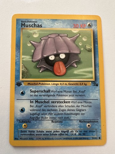 Pokémon karte muschas 1 - pokémon,