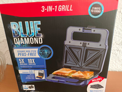 Blue diamond 1 grill - blue, 3-in-1