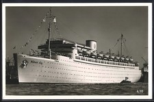 Ansichtskarte KdF-Dampfer