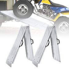 2er Faltbare Rampe max. 400kg Auffahrrampe Laderampe Klappbar Eisen Verladerampe