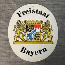 Schild oval „Freistaat