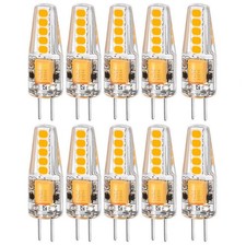 10Stück G4 LED COB 6W Stiftsockel Leuchtmittel Warmweiß Birne AC/DC 12V Lampen