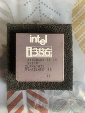 Intel 80386 DX25 25mhz CPU für Vintage Computer markiert mit Double Sigma 386