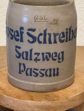 0,5 l Bierkrug Krug Bier Josef Schreiber Salzweg Passau