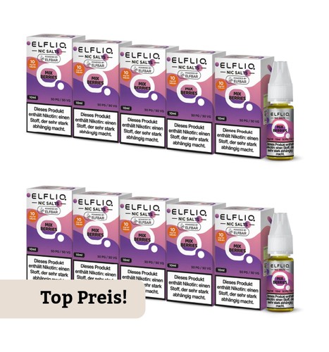 10er pack liquid nikotinsalz - pack, e-liquid