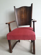 antiker Polstersessel Sessel, Stuhl Bürostuhl aus den 20er/30er Jahren Eiche