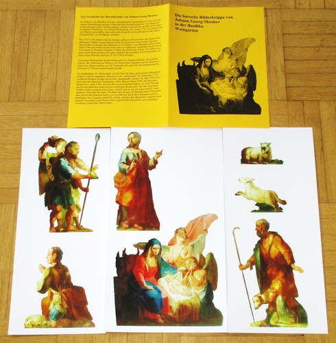 Weihnachtskrippe papier pappe - papier,
