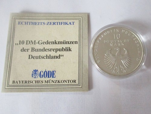 Silber gedenkmünze 10 dm - silber-gedenkmünze,