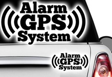 5x GPS Alarm System Sticker