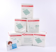 5x 100 Vlieskompressen 4-fach 10x10 cm unsteril Nobatop Kompressen PZN 07099214