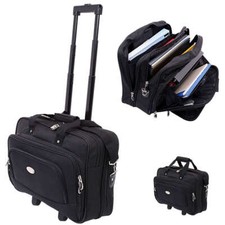 Notebooktasche Trolley Rollen Pilotenkoffer Laptoptrolley Cabin Case Manager