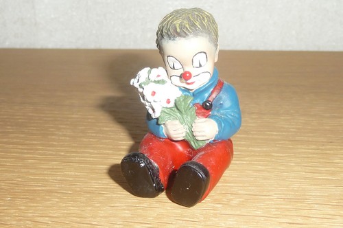 Kleiner gilde clown mit - -,