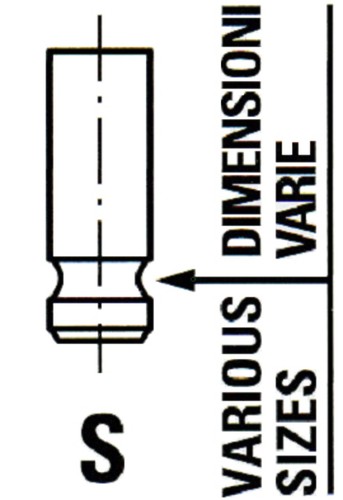 Ipsa auslassventil vl205100 - auslassventil,