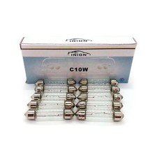 10 x C10W Lampen 10W 12V Birne Glühlampe Innenbeleuchtung Auto Soffitte
