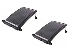 2x Sonnenkollektor Curve-S für Pool Solarheizung Poolheizung Solarmodul 73x46cm