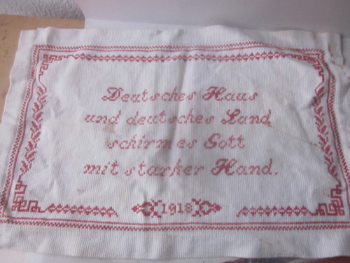 43665 spruchtuch 1918 - 43665, 26x40cm