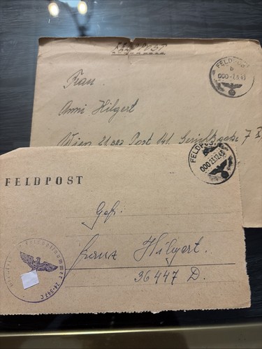 Feldpostbriefe stab 1 - 2,