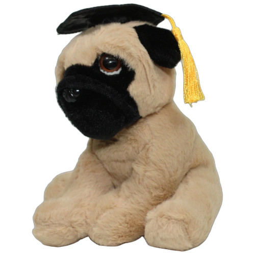 Mops kuscheltier beige - mops, cm