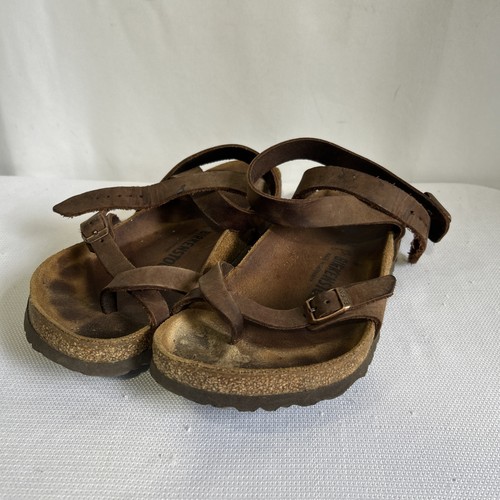 Birkenstock yara brown oiled - birkenstock,
