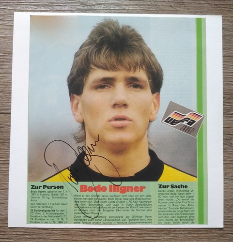 A101 autogramme bodo illgner - bodo,