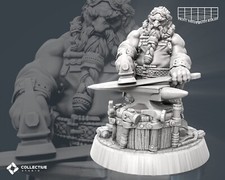 Zwerg Waffenschmied Miniatur
