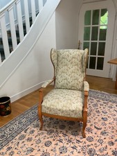 Biedermeier Ohrensessel Buche