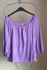 ✨ Boden 3/4 Arm Regular Bluse für Damen Gr. UK 12,L, 42 fliederfarben