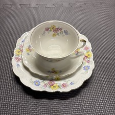 Weißes Porzellangeschirr Set / Schwarzenhammer | Bavaria-Germany