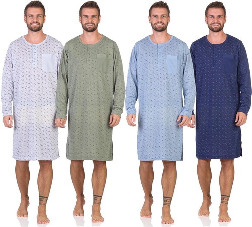 Herren nachthemd mit langen - herren,