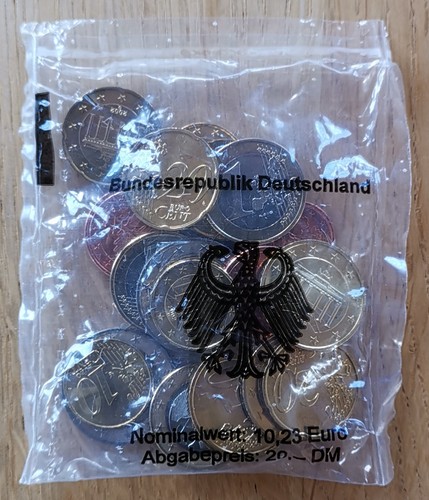 Euromünzen kompletter - euromünzen, (d)