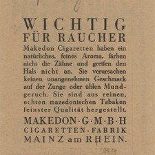 Zigarettenfabrik Mainz Makedon
