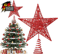 Christbaumspitze Stern Silber