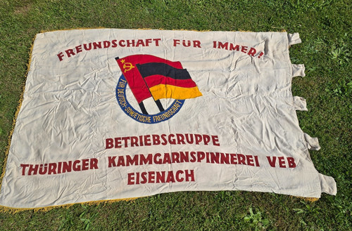 Ddr seiden fahne - ddr,