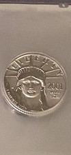 Platin Münze 1/10 Oz American Eagle 2001 Platinum 10$ Platinmünze
