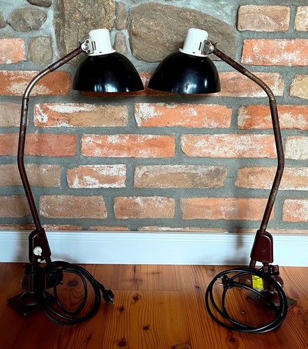 Alte werkstatt lampe ddr - 2,