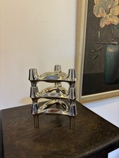 3 x BMF Kerzenständer Nagel Quist Nail Stecksystem Vintage 70er Jahre Design