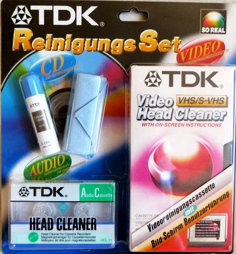 Tdk vhs reinigungscassette - vhs,